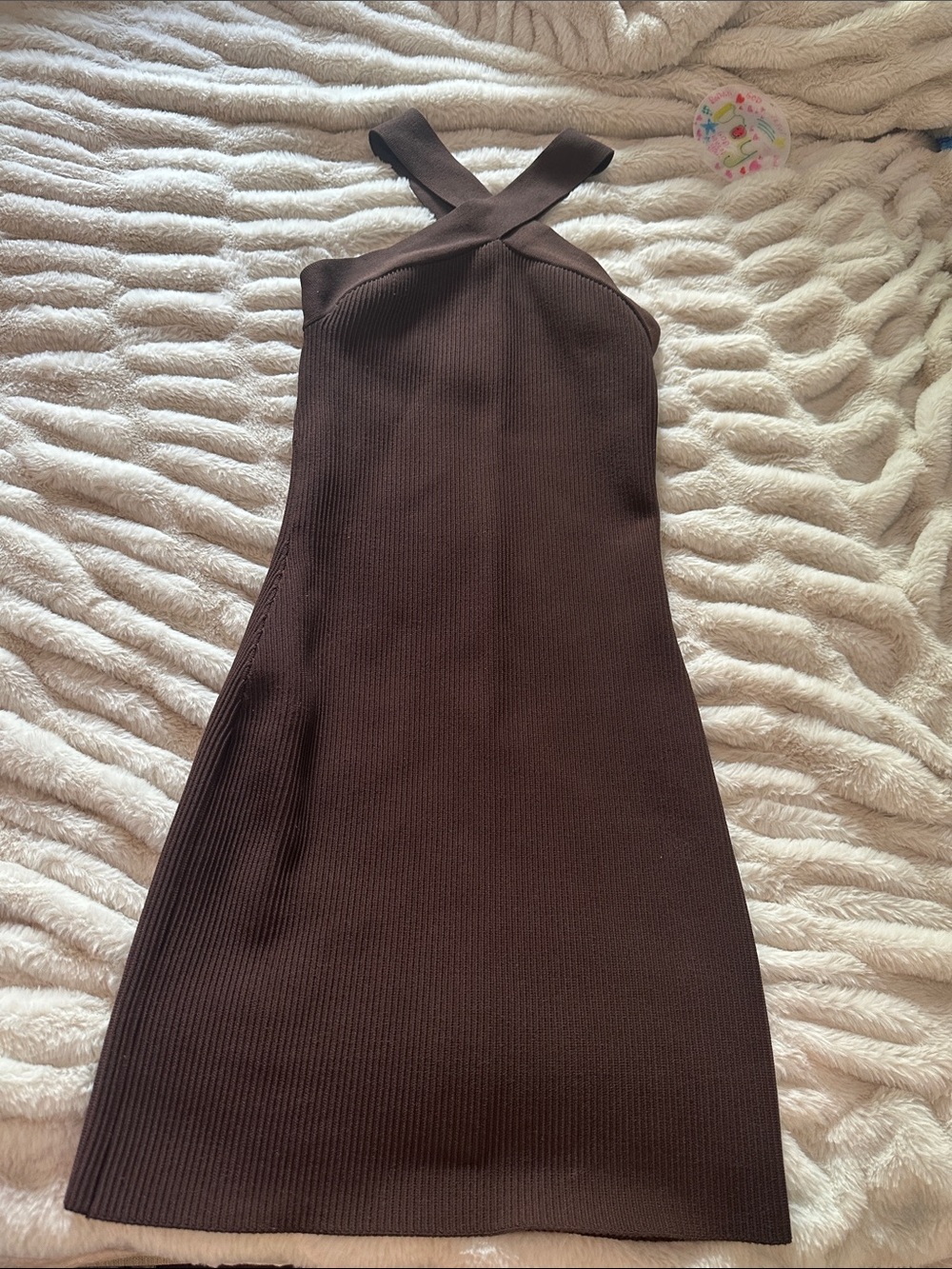 BABATON Aritzia Bodycon dress chocolate brown size Small